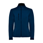 Veste softshell pour femme 300 g/m² Roly Direct Nebraska couleur bleu marine deuxième vue