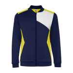Veste sportive en polyester 240 g/m² Roly Direct Leros couleur jaune deuxième vue