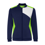 Veste sportive en polyester 240 g/m² Roly Direct Leros couleur vert lime deuxième vue
