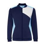 Veste sportive en polyester 240 g/m² Roly Direct Leros couleur bleu ciel deuxième vue