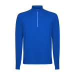 Sweat-shirt technique recyclé 200 g/m² Roly Direct Istanbul couleur bleu roi deuxième vue