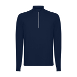 Sweat-shirt technique recyclé 200 g/m² Roly Direct Istanbul couleur bleu marine deuxième vue