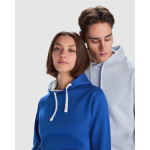 Sweat-shirt en coton et polyester 280 g/m² Roly Direct Urban couleur bleu délavé vue détaillée 3