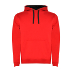Sweat-shirt en coton et polyester 280 g/m² Roly Direct Urban couleur rouge foncé deuxième vue