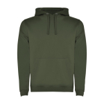 Sweat-shirt en coton et polyester 280 g/m² Roly Direct Urban couleur vert foncé deuxième vue