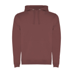 Sweat-shirt en coton et polyester 280 g/m² Roly Direct Urban couleur rouge désaturé deuxième vue
