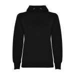 Sweat-shirt slim fit pour femme 280 g/m² Roly Direct Urban couleur noir deuxième vue