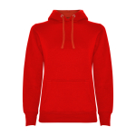 Sweat-shirt slim fit pour femme 280 g/m² Roly Direct Urban couleur rouge deuxième vue