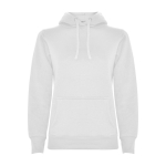 Sweat-shirt slim fit pour femme 280 g/m² Roly Direct Urban couleur blanc deuxième vue