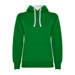Sweat-shirt slim fit pour femme 280 g/m² Roly Direct Urban couleur vert deuxième vue
