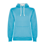 Sweat-shirt slim fit pour femme 280 g/m² Roly Direct Urban couleur bleu ciel deuxième vue