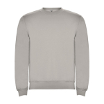 Pull en coton et polyester 280 g/m² Roly Direct Clasica couleur gris deuxième vue