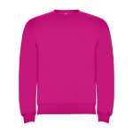 Pull en coton et polyester 280 g/m² Roly Direct Clasica couleur rose deuxième vue