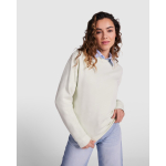 Pull en coton et polyester 280 g/m² Roly Direct Clasica couleur turquoise première vue d'usage