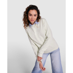 Pull en coton et polyester 280 g/m² Roly Direct Clasica couleur vert doux quatrième vue d'usage