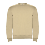 Pull en coton et polyester 280 g/m² Roly Direct Clasica couleur sable deuxième vue