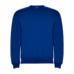 Pull en coton et polyester 280 g/m² Roly Direct Clasica couleur bleu roi deuxième vue