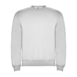 Pull en coton et polyester 280 g/m² Roly Direct Clasica couleur gris chiné deuxième vue