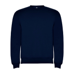 Pull en coton et polyester 280 g/m² Roly Direct Clasica couleur bleu marine deuxième vue