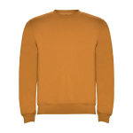 Pull en coton et polyester 280 g/m² Roly Direct Clasica couleur jaune foncé deuxième vue