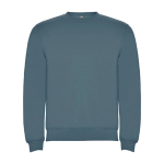 Pull en coton et polyester 280 g/m² Roly Direct Clasica couleur bleu gris deuxième vue