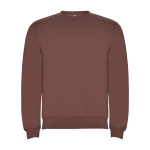 Pull en coton et polyester 280 g/m² Roly Direct Clasica couleur rouge désaturé deuxième vue