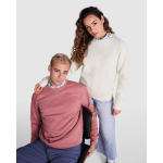 Pull en coton et polyester 280 g/m² Roly Direct Clasica couleur rouge désaturé troisième vue d'usage