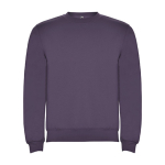 Pull en coton et polyester 280 g/m² Roly Direct Clasica couleur lilas deuxième vue
