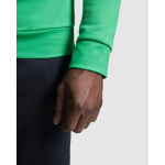 Sweat-shirt avec demi-fermeture éclair 200 g/m² Roly Direct Epiro couleur vert vue détaillée 2