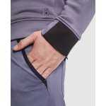 Pull de travail en coton et polyester 280 g/m² Roly Maverick couleur noir vue détaillée 1