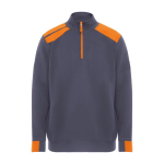 Pull de travail en coton et polyester 280 g/m² Roly Maverick couleur orange deuxième vue
