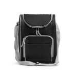 Glacière en polyester avec compartiment principal isotherme 15L couleur noir deuxième vue