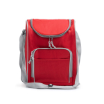 Glacière en polyester avec compartiment principal isotherme 15L couleur rouge deuxième vue