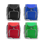 Glacière en polyester avec compartiment principal isotherme 15L couleur rouge vue détaillée 5