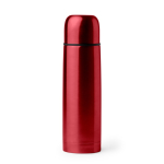Thermos en acier inoxydable avec finition brillante 500ml couleur rouge deuxième vue
