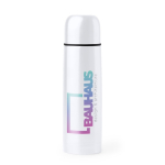 Thermos en acier inoxydable avec finition brillante 500ml couleur blanc vue détaillée 4