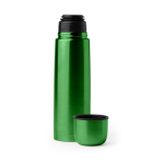 Thermos en acier inoxydable avec finition brillante 500ml couleur vert première vue d'usage