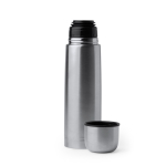 Thermos en acier inoxydable avec finition brillante 500ml couleur argenté vue détaillée 1