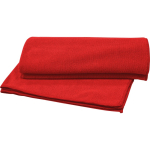 Serviette de bain et de plage en polyester et polyamide 280 g/m² couleur rouge deuxième vue