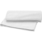 Serviette de bain et de plage en polyester et polyamide 280 g/m² couleur blanc deuxième vue
