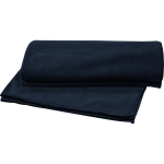 Serviette de bain et de plage en polyester et polyamide 280 g/m² couleur bleu marine deuxième vue