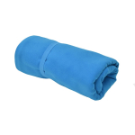 Serviette en microfibre idéale pour le sport en polyester 190 g/m² couleur bleu roi première vue d'usage