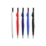 Parapluie XL avec baleines en fibre de verre et ouverture auto Ø130 couleur rouge vue détaillée 4