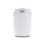 Tasse thermique en acier inoxydable avec base antidérapante 250ml couleur blanc deuxième vue