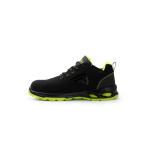 Chaussures de travail type sport avec embout en fibre Roly couleur jaune fluorescent deuxième vue