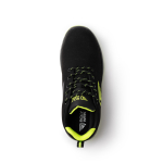 Chaussures de travail type sport avec embout en fibre Roly couleur jaune fluorescent