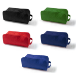 Sac à chaussures en polyester avec poignée de transport pratique couleur rouge vue détaillée 3