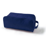 Sac à chaussures en polyester avec poignée de transport pratique couleur bleu marine deuxième vue
