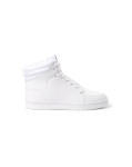 Baskets hautes avec languette et lacets plats Roly Direct couleur blanc deuxième vue