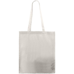 Sac en coton canvas recyclé avec longues anses 240 g/m² couleur naturel première vue